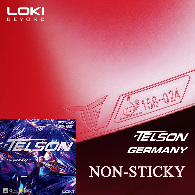 

LOKI BEYOND TELSON Table Tennis Rubber Sheet Non-sticky Pimples in Germany Style Ping Pong Rubber ITTF Approved for Fast Attack