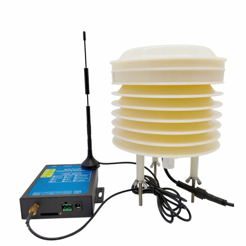 CE SDI12 RS485 WIFI GPRS LORA LORAWAN 3 in 1 COMPACT WEATHER STATION AIR TEMPERATURE HUMIDITY CO2 SENSOR