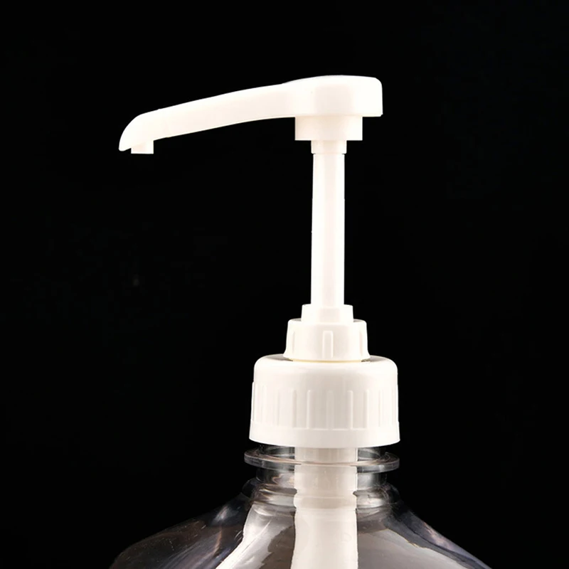 1PC 5CC/8CC/10CC Coffee Milk Tea Syrup Pump Liquid Dispenser Large Capacity Transparent Squeeze Bottle 1600ML