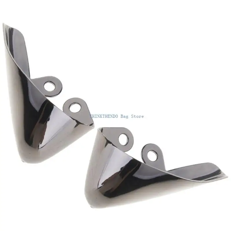 

340D 2Pcs Metal Shoe Tips Caps High Tip Covers High Tip Protectors for Shoes Decorations High Repair