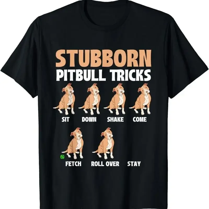 

Stubborn Pitbull Tricks - Dog Owner Canine Pet Trainer Gift Unisex T-Shirt