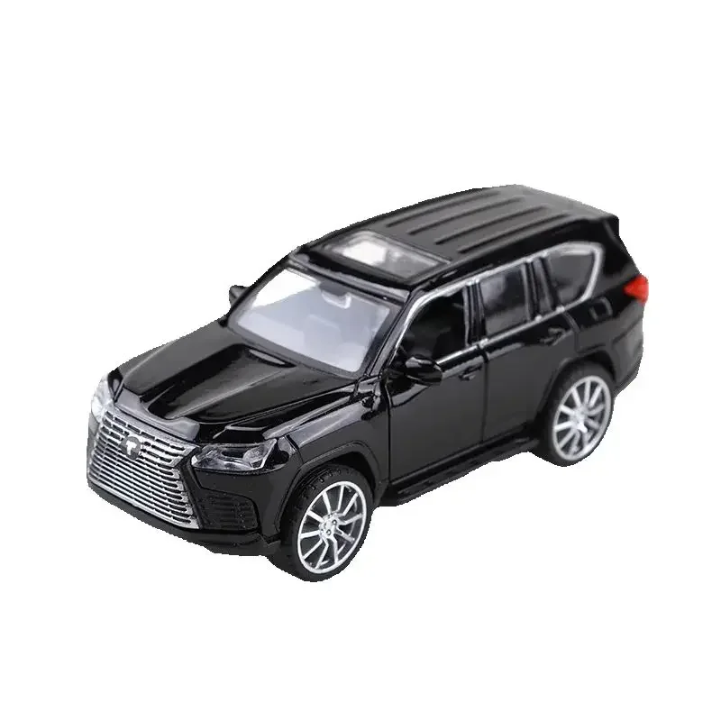 รถของเล่น SUV แบบไดแคสต์ ขับเคลื่อน 4 ล้อ รุ่น 2 ประตู สำหรับเด็ก แบบดึงหลัง ขับเคลื่อนได้เหมือนจริง