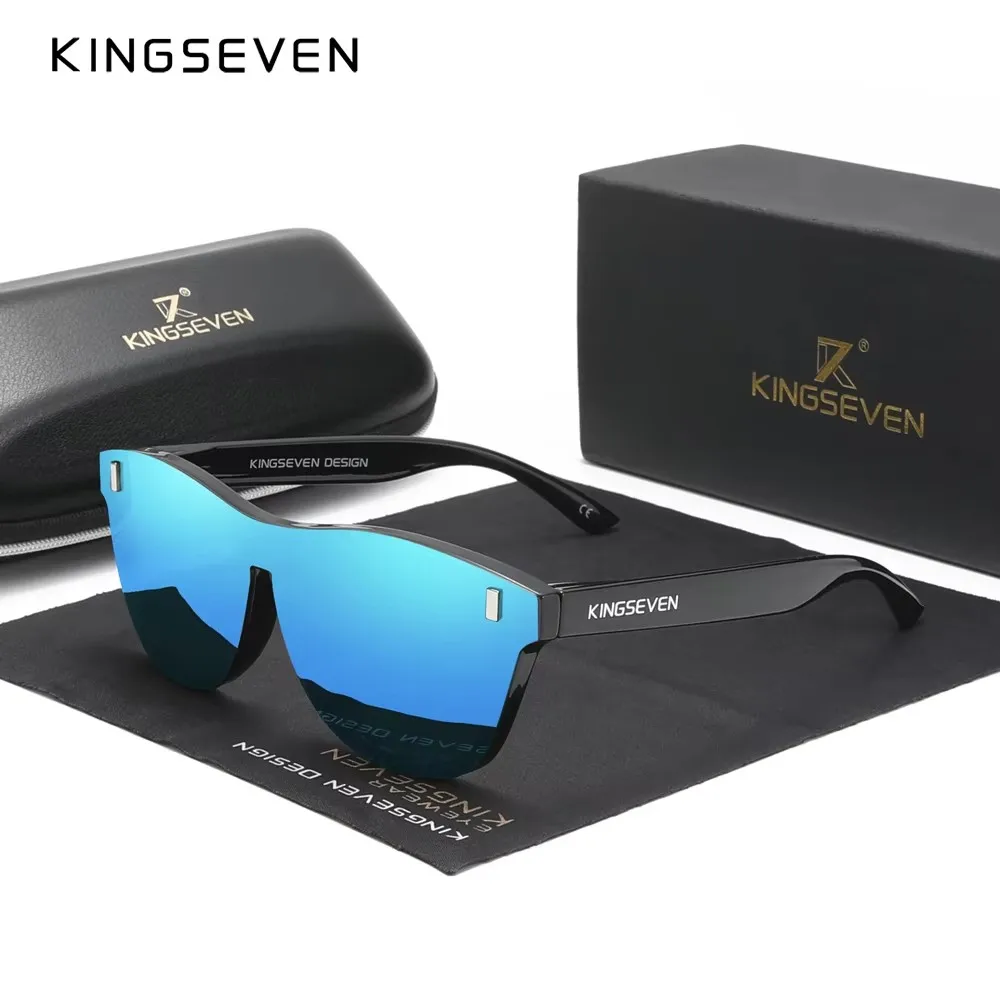 KINGSEVEN TR90 Männer Polarisierte Sonnenbrille frauen Gläser Retro Sonnenbrille Anti-Glare Spiegel Objektiv Brillen Zubehör