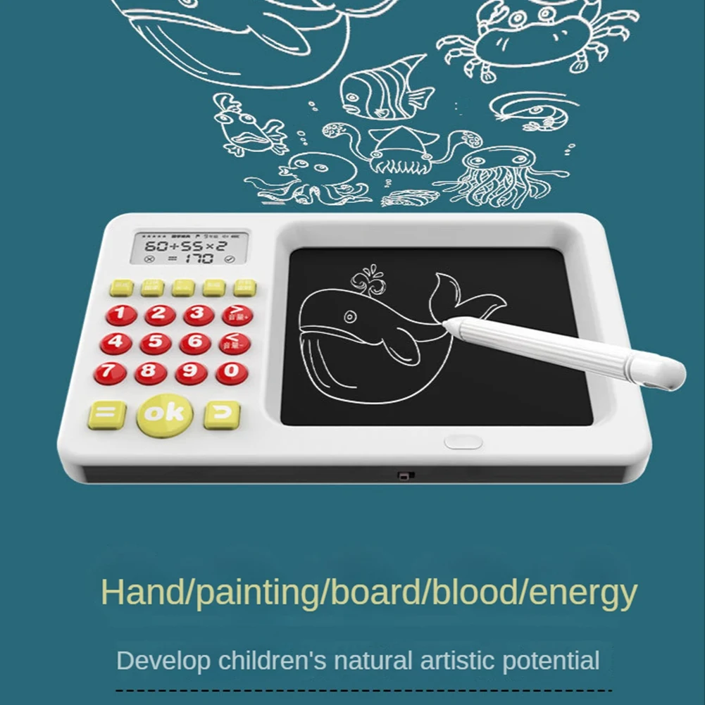 Bantalan Tulis Latihan Berpikir Kalkulator Pendidikan Dini Pencerahan Perhitungan Mulut Matematika Anak 2 In 1