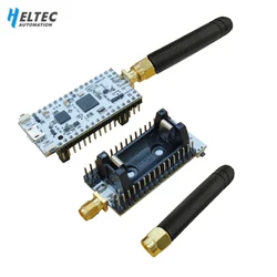 Heltec IOT CubeCell-LoRaWAN Node Acessório para Arduino, Battery Case, LoRaWAN Node, LoR6502, Antena 1, 2AA, 868 915MHz