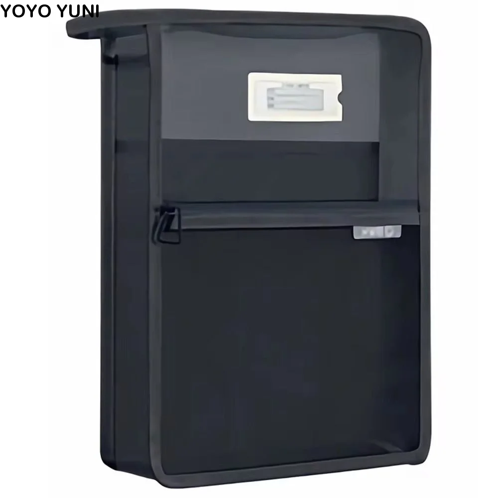 

L Shaped Test Paper Storage Bag Thickened Mesh Wide Opening File Folder Bag Large Capacity Three-layer Partition