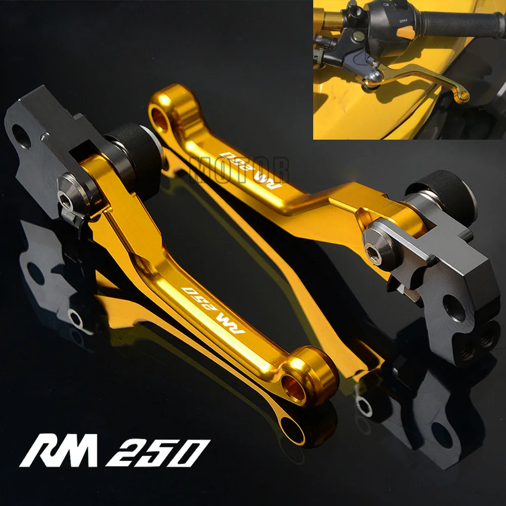 

For Suzuki RM250 RM 250 1996-2008 2007 2006 CNC Aluminum Motorcycle DirtBike Dirt Pit Bike Motocross Pivot Brake Clutch Levers