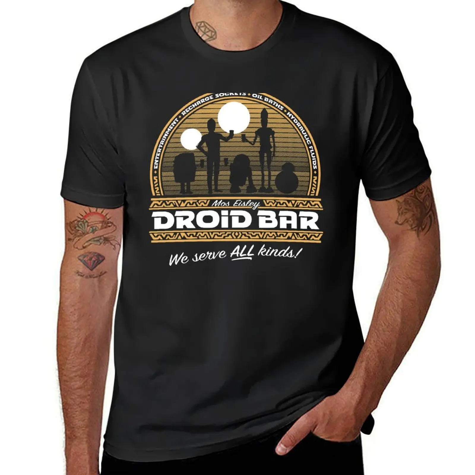 

Droid Bar T-Shirt Clothing Louboutins shirts graphic designer t shirt men