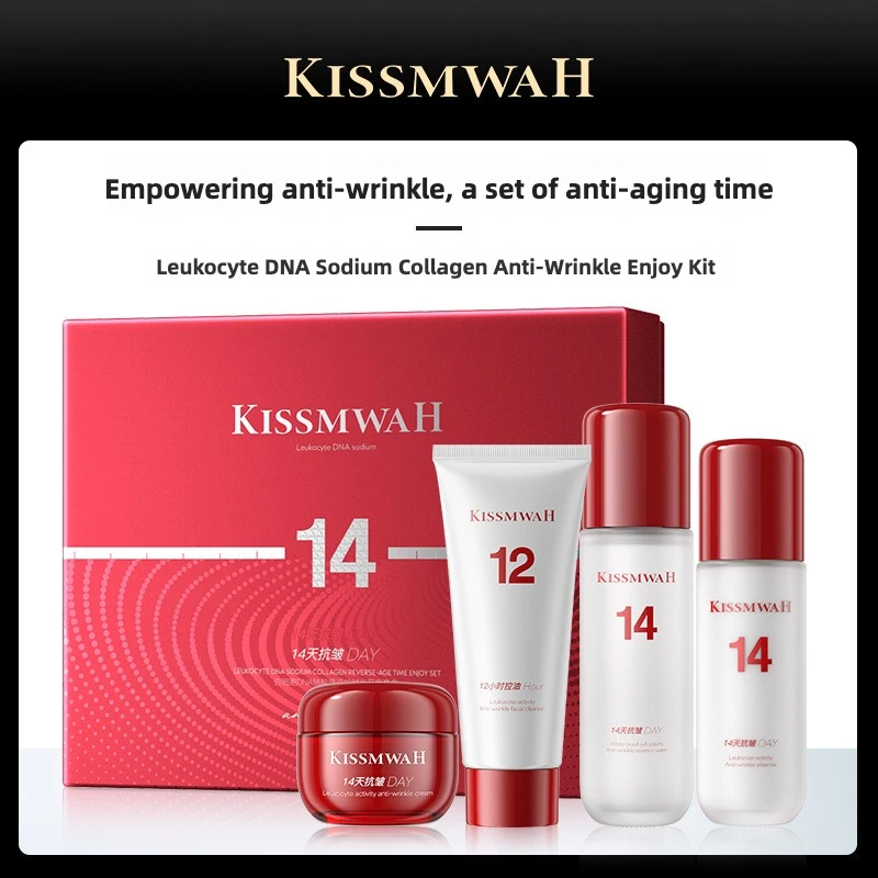 DNA Sodium Anti-wrinkle Skin Care Set  Deep Cleansing, Facial Balance, Oil Control and Moisturizing Facial care set