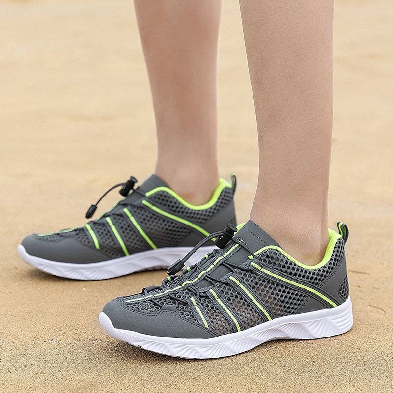 Männer Frauen Strand Aqua Wasser Schuhe Canyoning Outdoor Waten Upstream Creek Fluss Tracing Schuhe Amphibien Camping Entwässerung Löcher – Detail 23