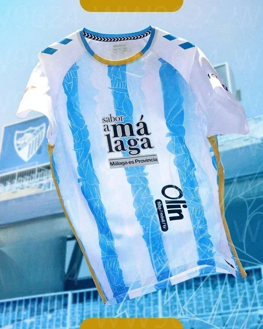 Summer Men's Soccer Team Training Breathable Short-sleeved Crew Neck T-shirt Jerseys Malaga Jerseys Outdoor Sports Shirts image 4
