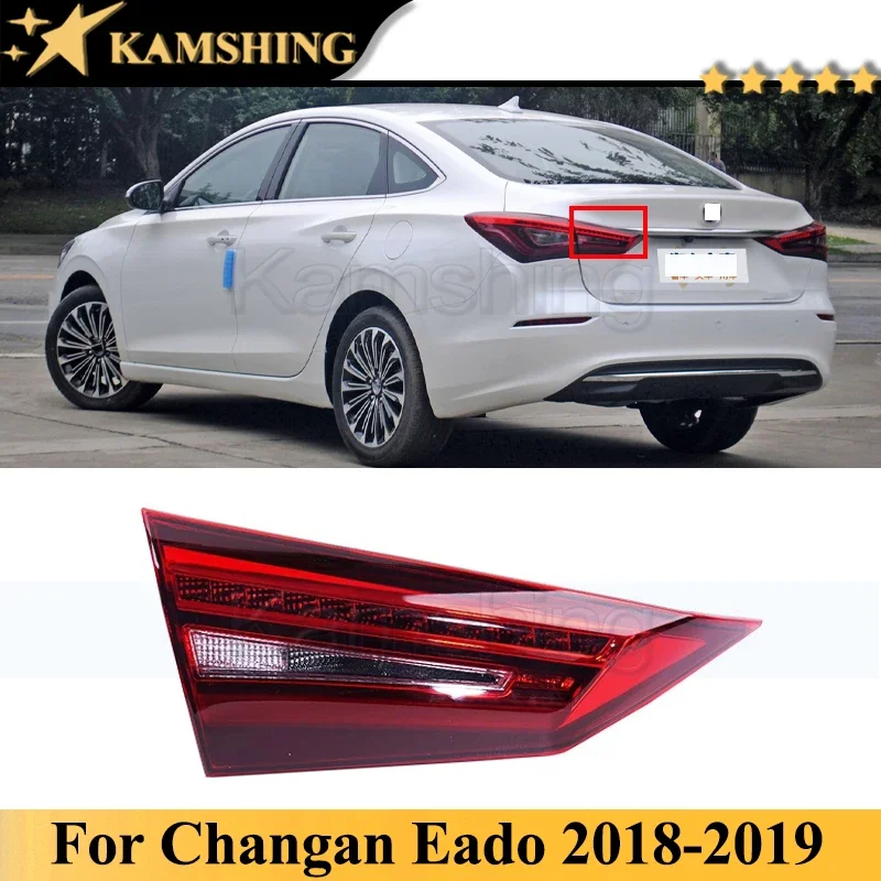 

Kamshing Внутренний задний бампер Задний фонарь для Changan Eado 2018-2019 Задние задние фонари Задние фонари Стоп-сигнал Стоп-сигнал