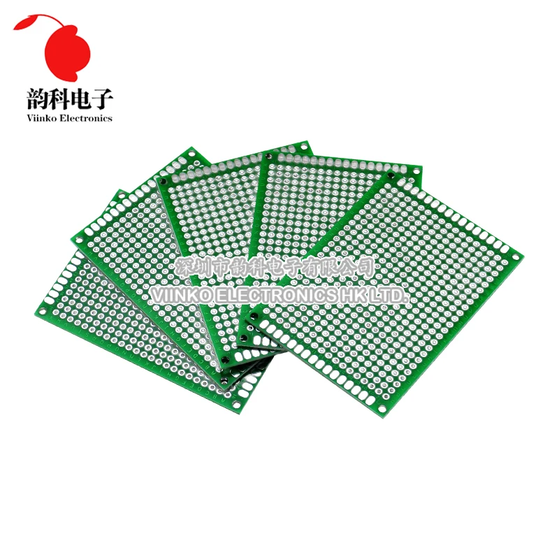 2X8 3X7 4X6 5X7 6X8 7X9 7X10 8X12 9X15cm Double Side Prototype Diy Universal Printed Circuit PCB Board Protoboard 4*6 6*8 5*7