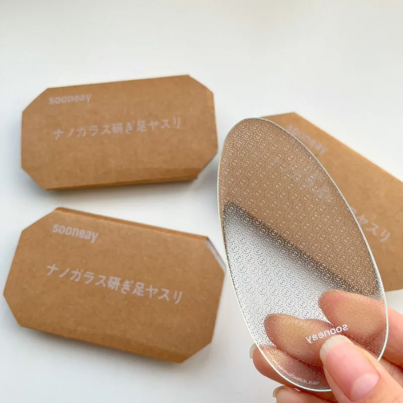 Nano Szklany Pilnik do Stóp Usuwający Martwy Naskórek Przenośny Skrobak do Stóp dla Gładkich Stóp Narzędzie do Domowego Pedicure