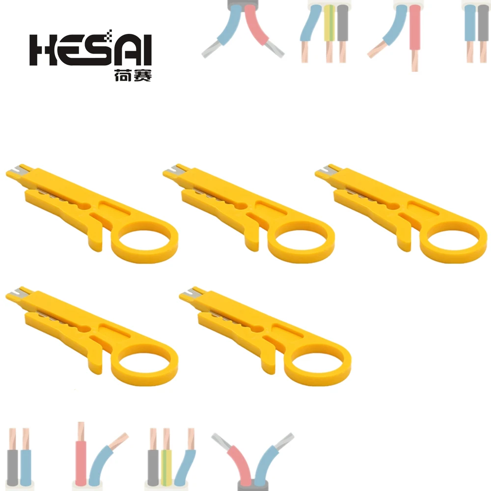 Mini Portable Wire Stripper K Crimper Pliers Crimping Tool Cable Stripping Wire Cutter Multi Tools Cut Line Pocket Multitool