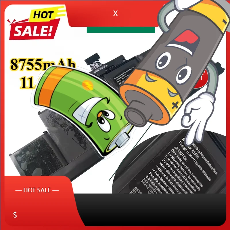 

A1618 Laptop Battery For Apple MacBook Pro 15inch Retina A1398 2015 Year 020-00079 MJLQ2LL/A MJLT2LL/A Batteries 11.36V 99.5Wh