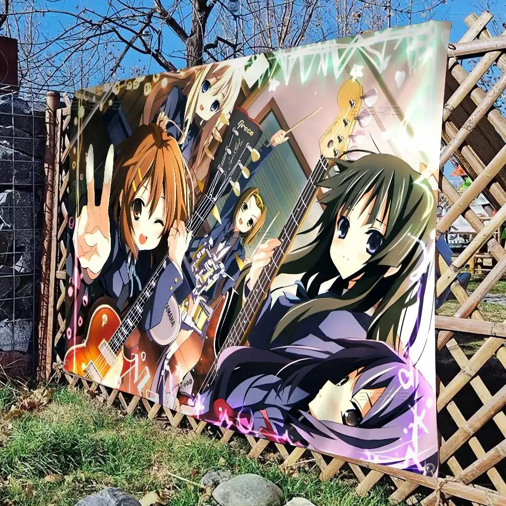New K-ON! Anime Printed Large Flag Art Science Fiction Room Home Decor Decor Banner