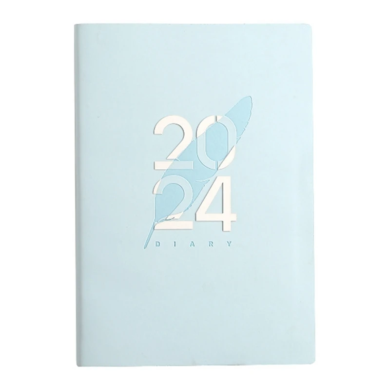 2024 Diary A5 Diary A5 Daily Planner Notebook For Christmas Gift Birthday Gift Diaries For 2024 Blue Approx. 14.5 X 21Cm