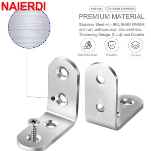 Naierdi-90 Grad Winkel Gesangsstütze, Edelstahlhalterungen, Fixer, Wandklammern, Kleiderbügel für Regale, Tisch, Stuhl, 10pcs Hauptverkauf Pega Canto - №4