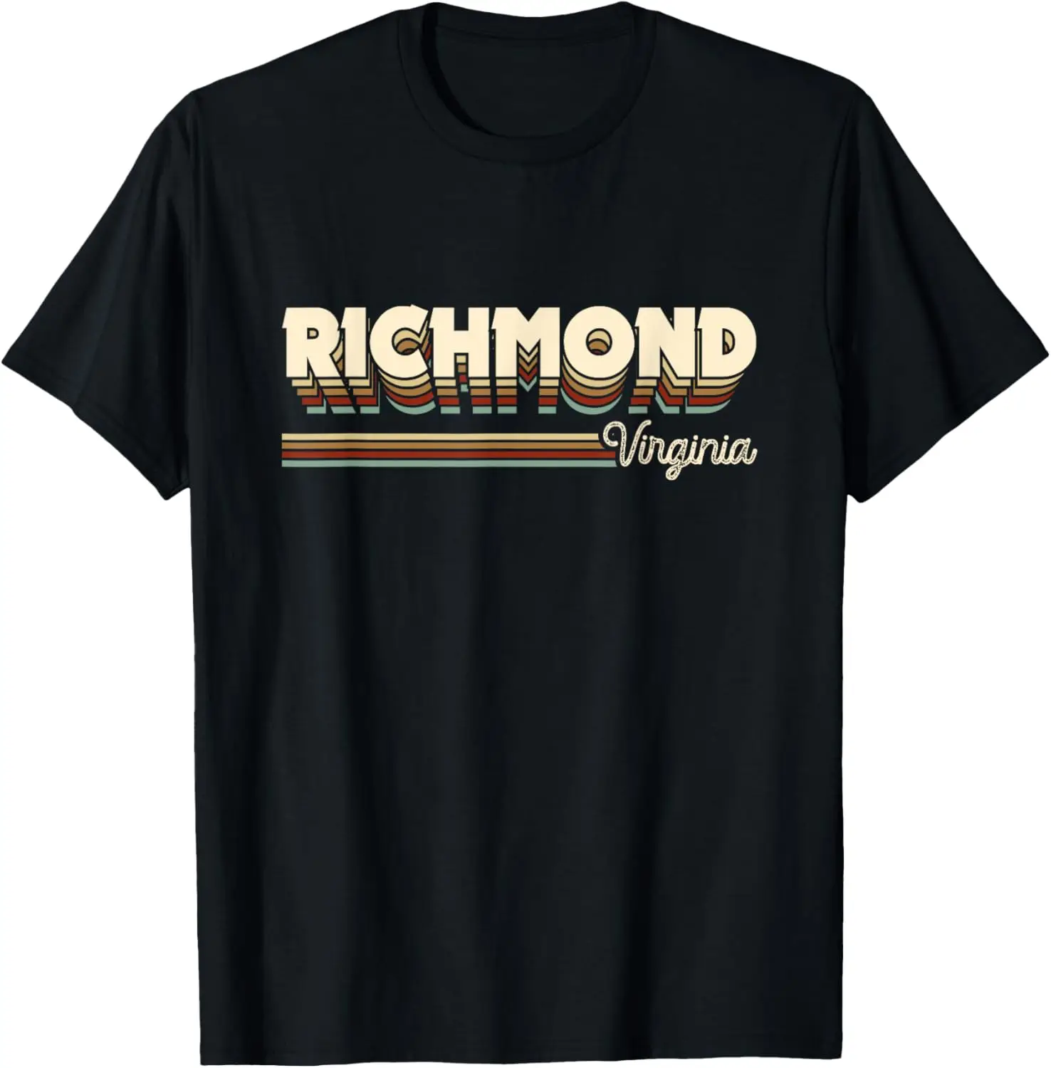 

Retro Richmond Virginia VA Gifts Men Women Kids Vintage RVA T-Shirt