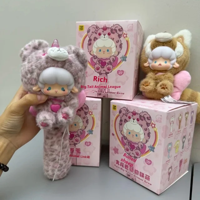 

TOPTOY вьющиеся овцы, серия «Друзья», слепая коробка, 100% подлинный милый подвесной кулон, декор для стола, идеальный подарок для фанатов