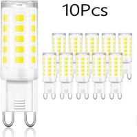 10Pcs Brightest G9 LED Lamp AC220V 7W Ceramic SMD2835 LED Bulb Warm/Cool White Spotlight replace Halogen light wholesale