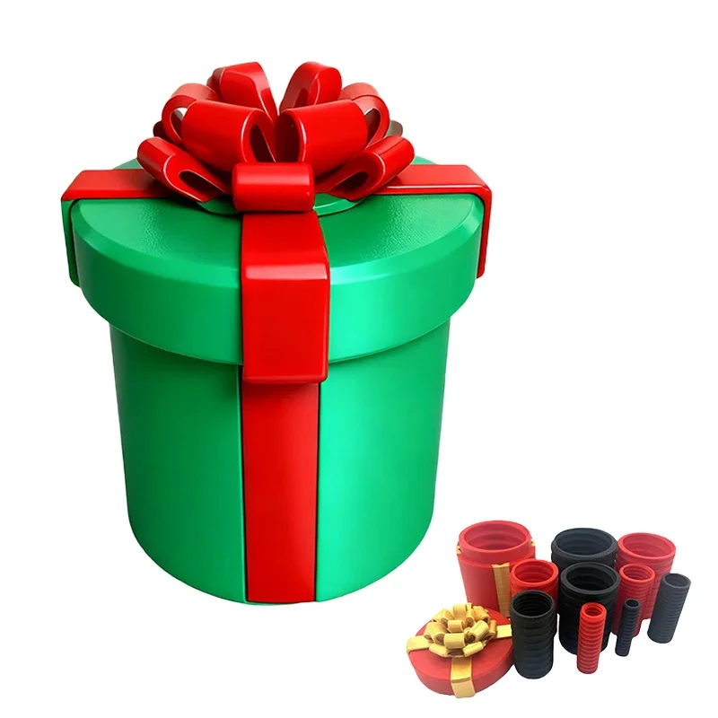 Boîte Cadeau Puzzle Imbriquée Annoyings - Farce Argent Pour Anniversaire Et Noël