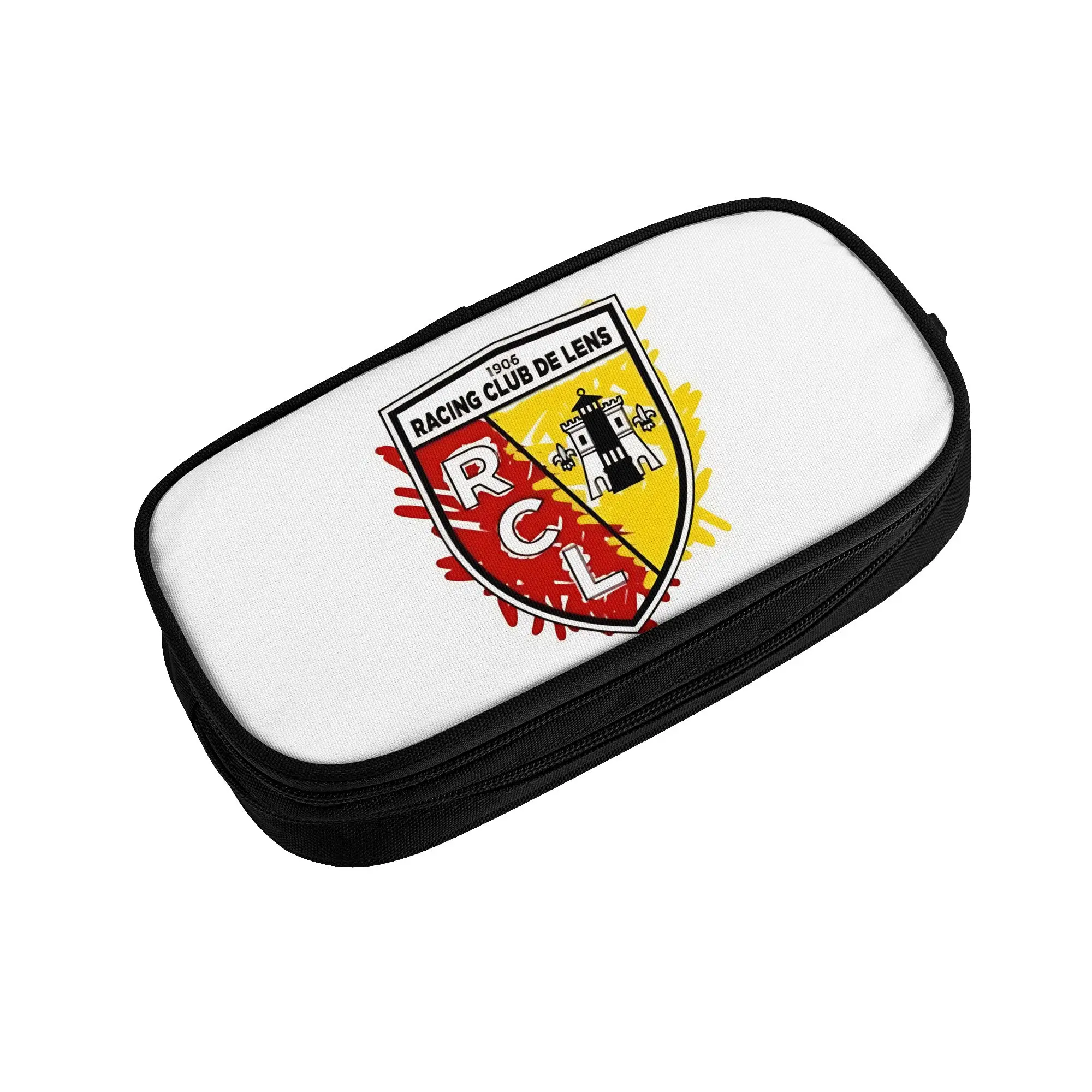 1 piece Lightweight football crest Pencil Case Girls Pen Bag RC Lens Office Pencil Pouch