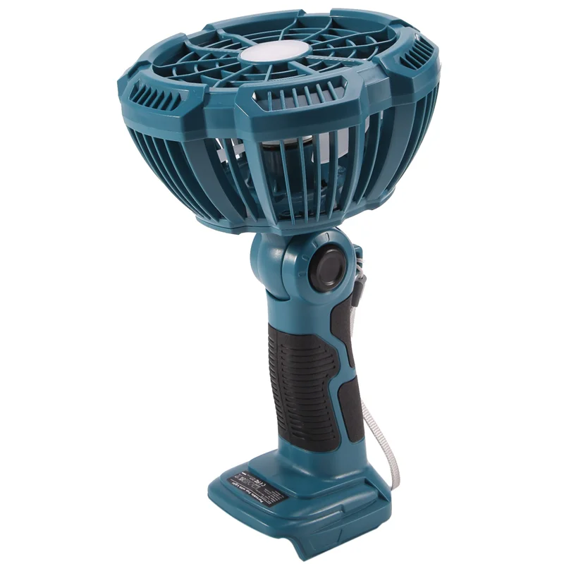 Ventilador de Camping con batería externa, adecuado para Makita (A)