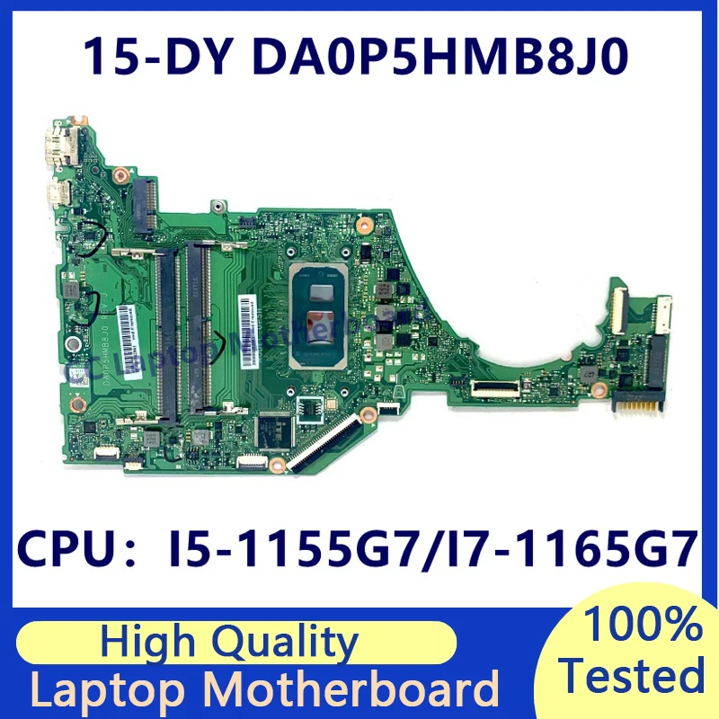 Da0p5hmb8j0 Moederbord Voor Hp Paviljoen 15-dy Laptop Moederbord Met I5-1155G7/I7-1165G7 Cpu Hoge Kwaliteit 100% Getest Werken Goed