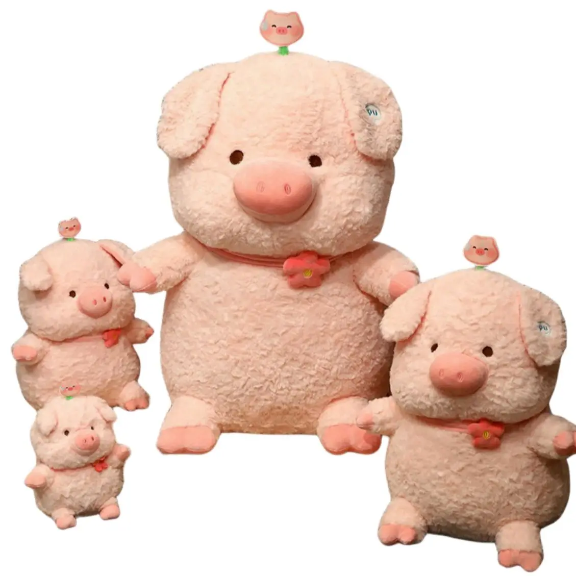 Carino creativo maiale rosa peluche bambola lenitiva comodo divano cuscino decorazione della stanza ornamento ragazze bambini regali di compleanno