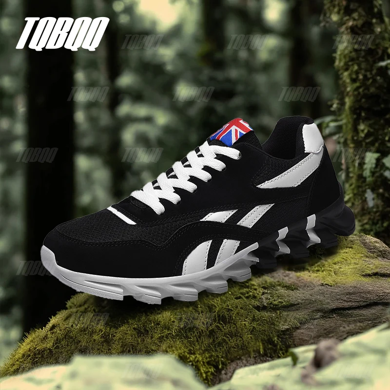 Men's Casual Sports Shoes Cushioning Women's Breathable Lightweight Sneakers for City Commute & Fitness Training Large Size
