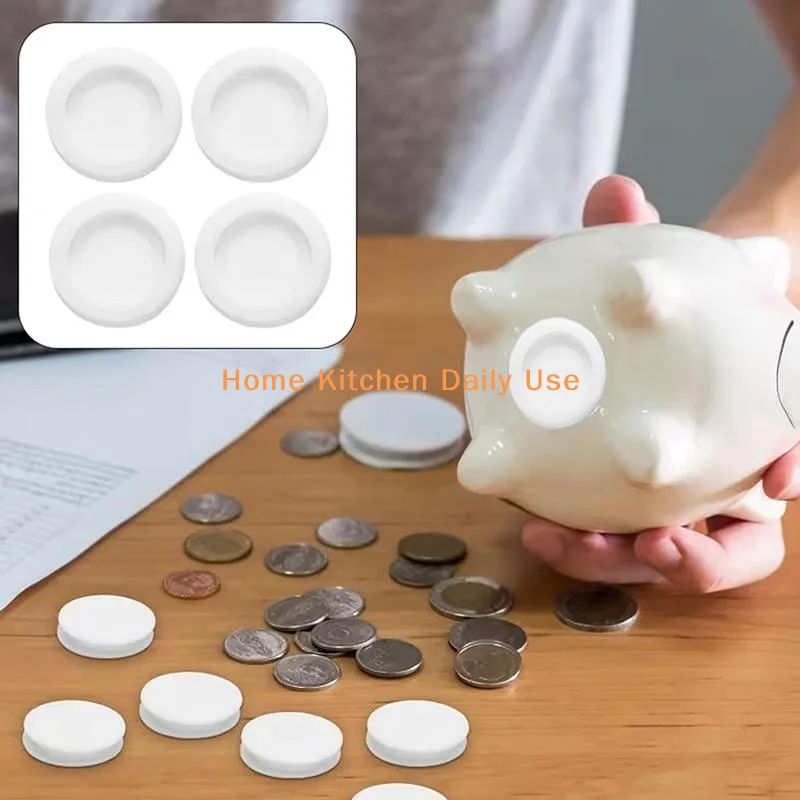 portablePiggy Bank Plug Stopper 14mm 16mm Rubber Sealing Money Saving Box Leakproof Closure Secure Easy Use for Home Savings