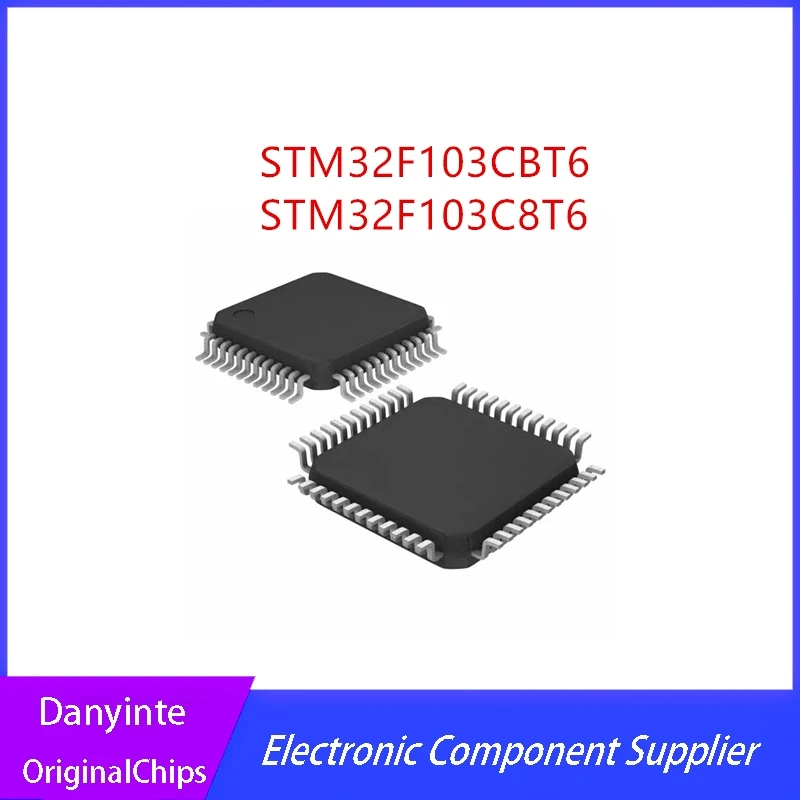 New 20Pcs/LOT  STM32F103CBT6 STM32F103C8T6 STM32F103 32F103CBT6 STM32F103CB STM32F 103CBT6 STM32F103C8 103C8T6  Tqfp48