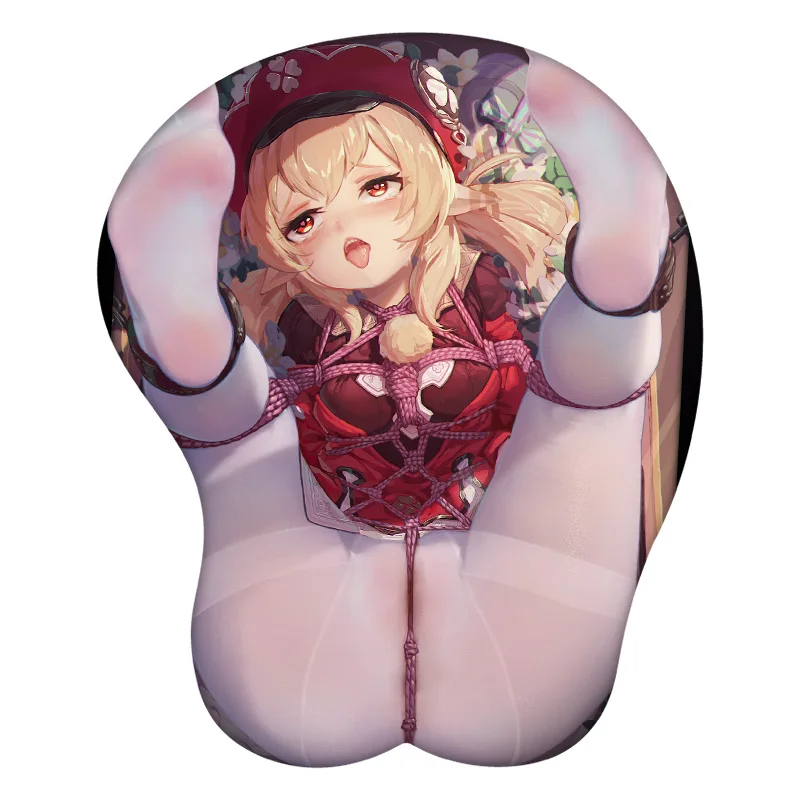 

Klee Genshin Impact Anime 3D Mouse Pad Wrist Rest Silicone Sexy Creative Gaming Mousepad Mat