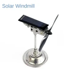 Solar Motor Windmill Toy Car Diy Creative Decoration Technology Mechanical Assembly Scientific Experiment Model