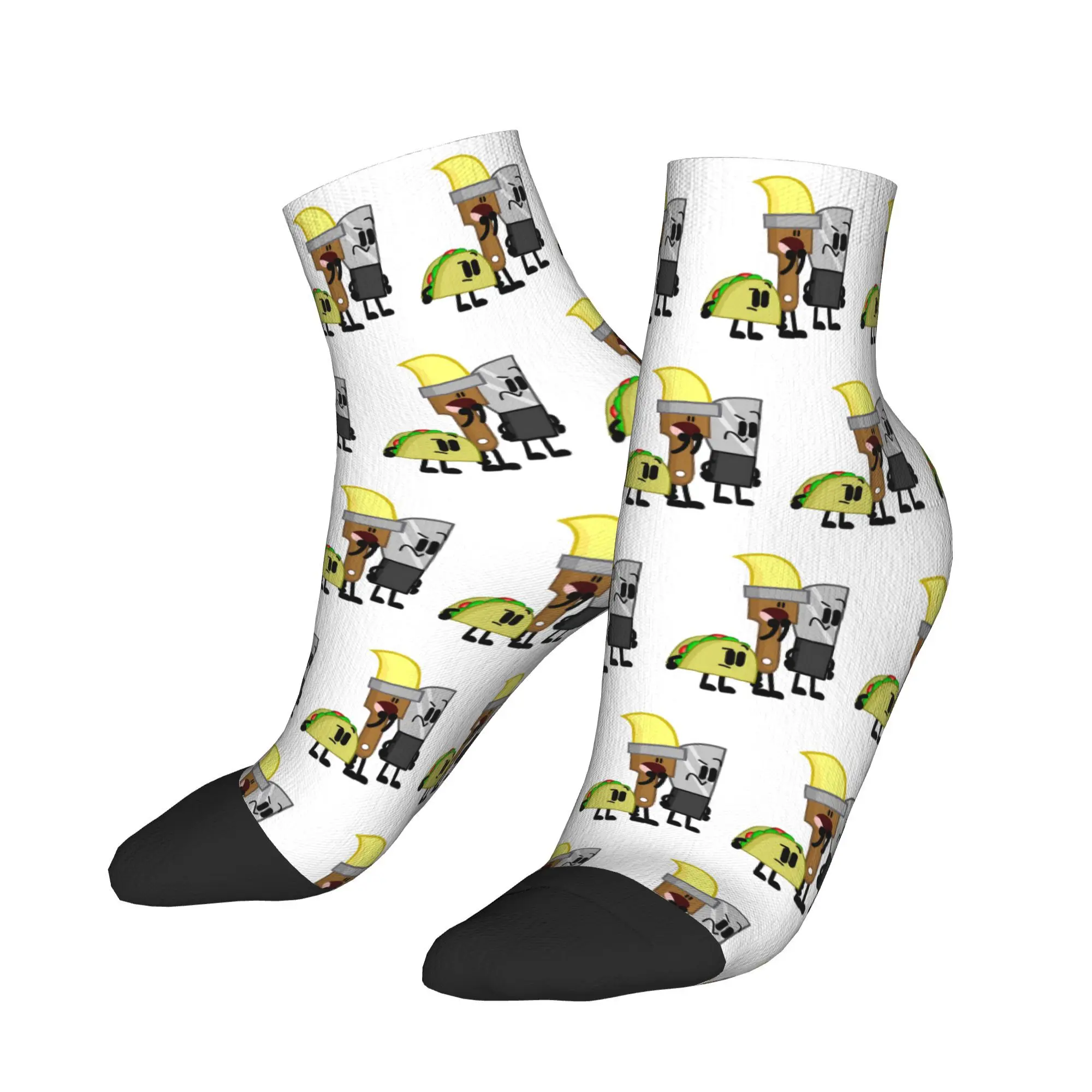 

Носки BFDI Inanimate Insanity, все персонажи, супер мягкие чулки в стиле Харадзюку, всесезонные носки, аксессуары для унисекс