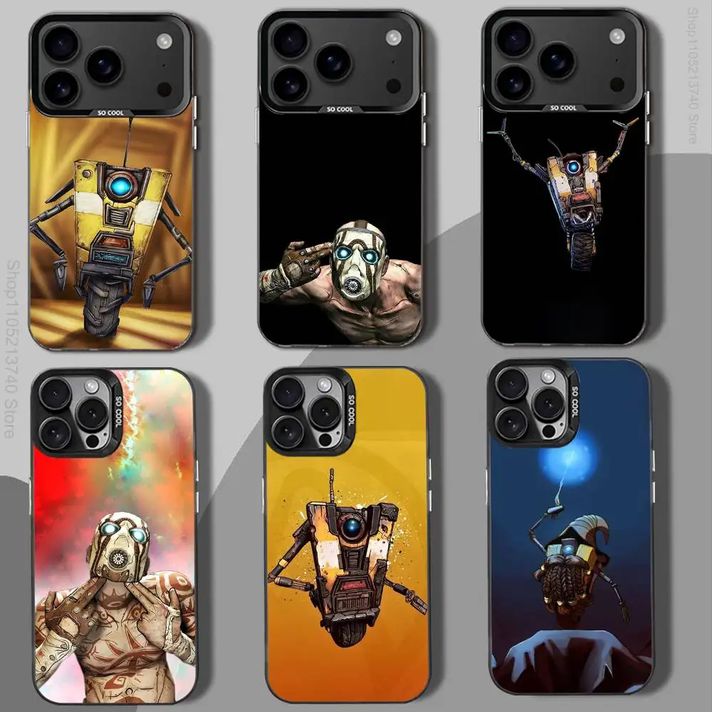 

C-Claptrap COOL Borderlands Phone Case For iPhone 12,16,11,14,13,17,15,E,Max,Plus,Air,Pro,Mini black Shockproof Cover