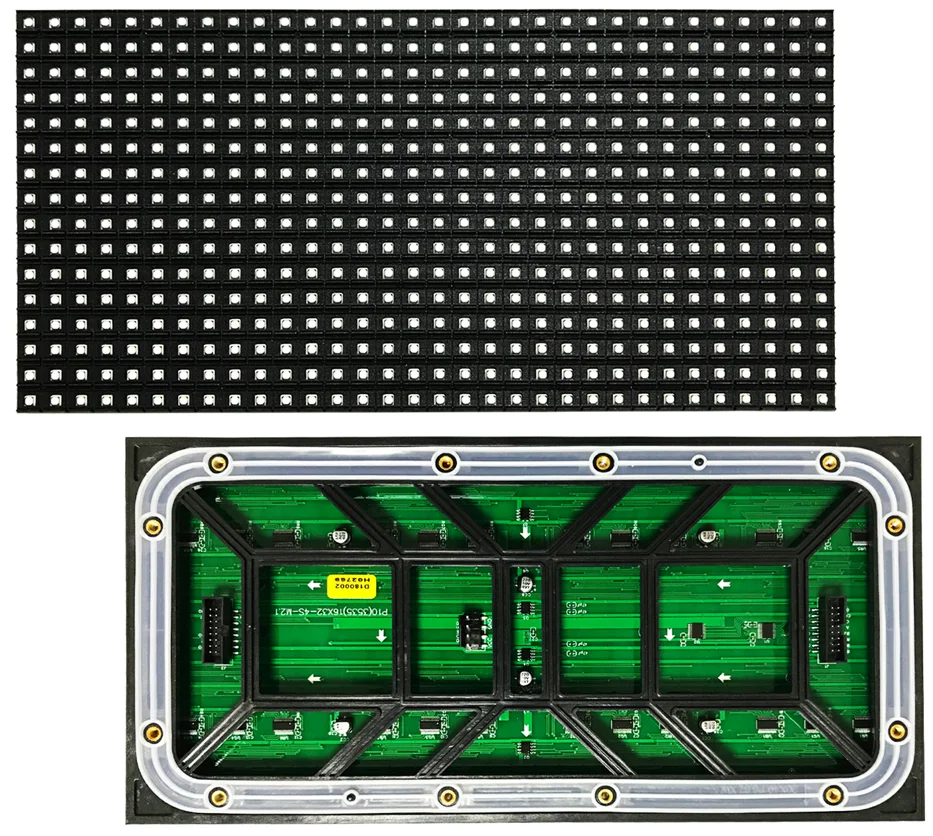 P10 RGB Full-Color LED Module, IP65 Waterproof, WiFi Controlled, for Outdoor Storefront Advertising Displays