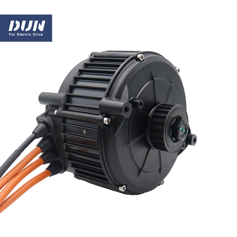 QS165 5000W Peak 10KW 35H 90KPH PMSM Mid Drive Motor Hall Type For Lightbike