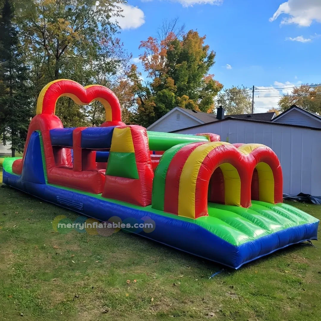 Rainbow Ultimate Obstacle course inflatables obstacle gonflables playground games challenge juegos inflables