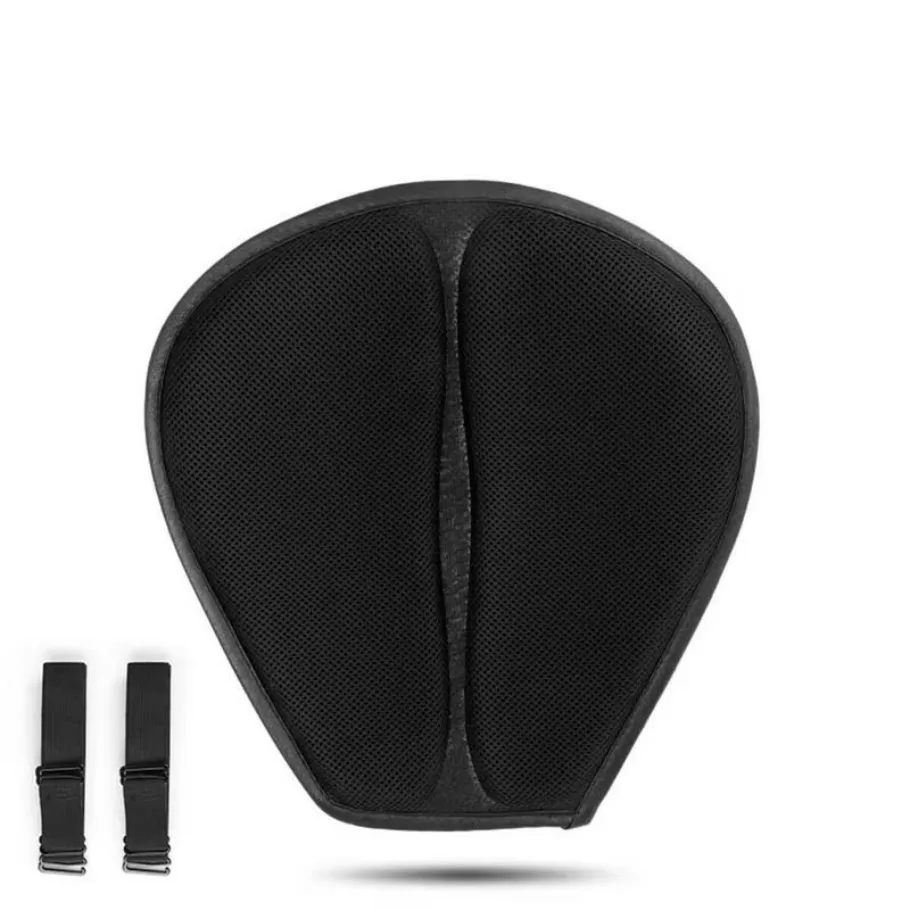 5-Ply Mesh Motorcycle Seat Cushion Shock Absorbing Pad Mat Cover Black Universal motorcycle seat