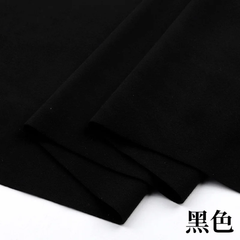 Autumn and winter double-sided brushed German velvet fabric elastic knitted warm clothing underwear underlay fabricVelvet Fabric