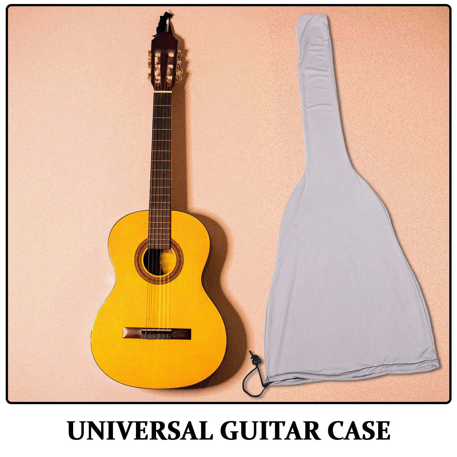 حقيبة غطاء غبار الجيتار تناسب عالميًا غلاف حماية من القماش عالي الكثافة لقيثارات الجهير الكهربائية الصوتية الكلاسيكية مع