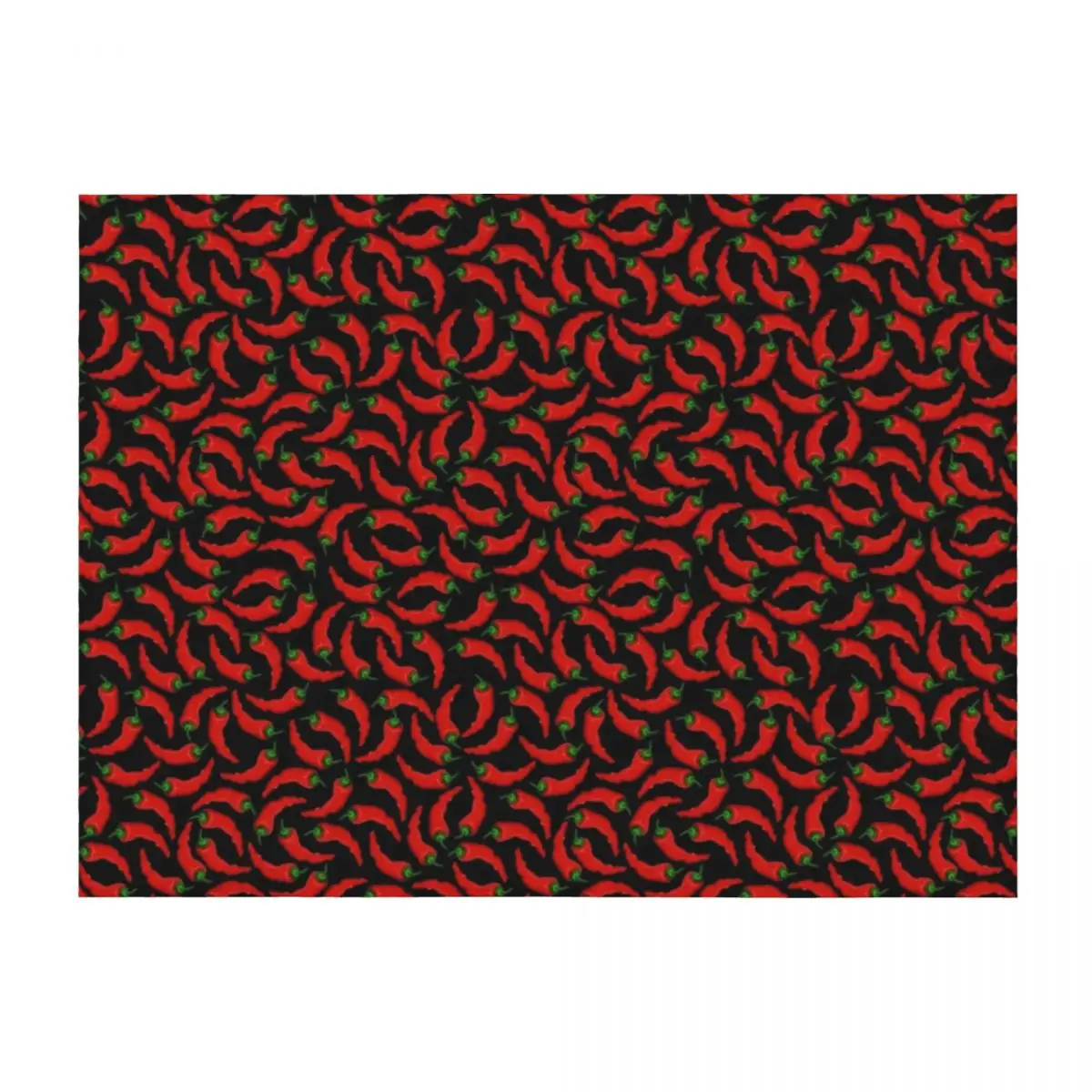 

Hot Chili Peppers Pattern Throw Blanket Furrys Baby Bed covers Luxury Blankets