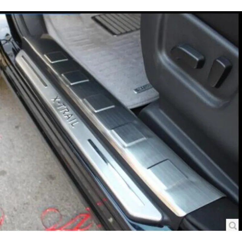 ACCESSORIES FIT FOR NISSAN X-TRAIL XTRAIL T31 2008 2009 2010 2011 2012  Door Scuff Sill Plates Kick Step Entry Trim Cover Plate