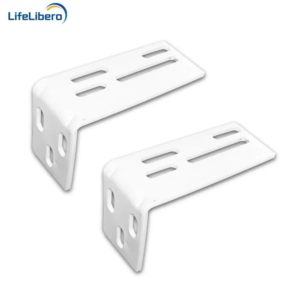 

LifeLibero Universal Wall Mount Iron Bracket For Fixing Smart Electric Curtain Motor Rails Install Accessories For Single Tracks