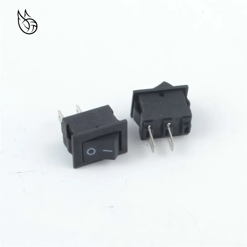 10Pcs Mini Rocker Switch ON-OFF 2Pin 15*10Cm