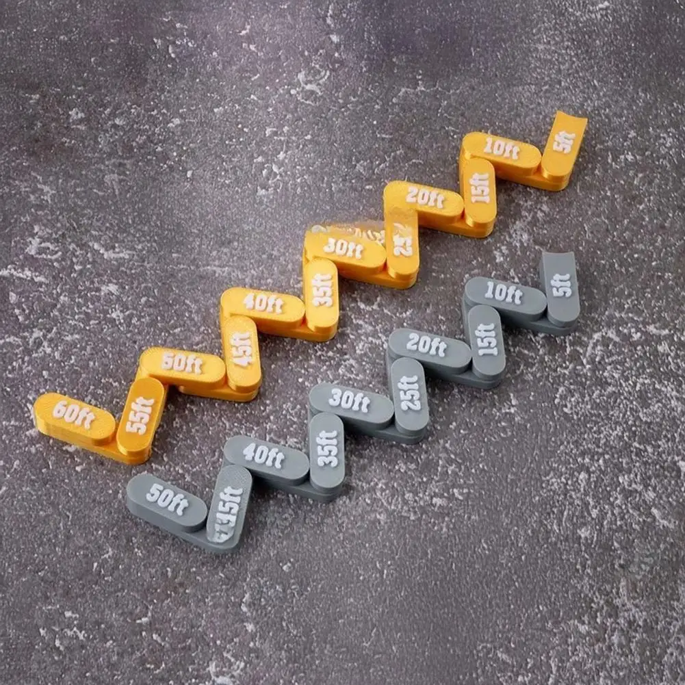 Articulated Movement Ruler Flexible Chain Curves Corners Measuring Gauge Tabletop Board Game Movable Jointed Chain Ruler