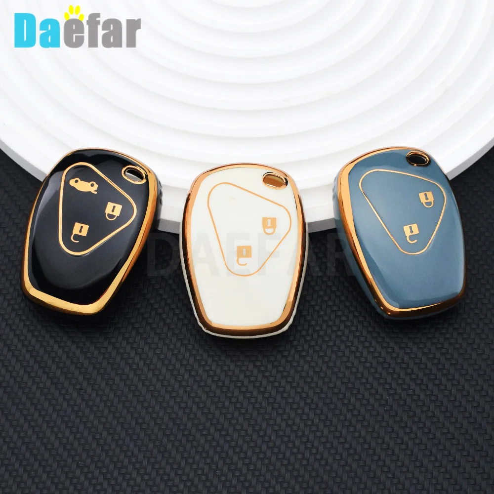 For Renault Trafic Clio Kangoo Master Modus Twingo Dacia Sandero Duster 2 3 Buttons TPU Car Remote Key Fob Shell Case Fob
